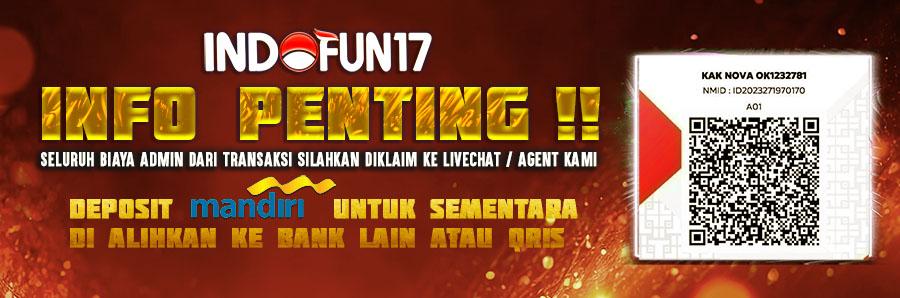 SELAMAT DATANG DI SITUS JUDI RAHASIA JACKPOT TERBESAR ABAD INI !!! INDOFUN17